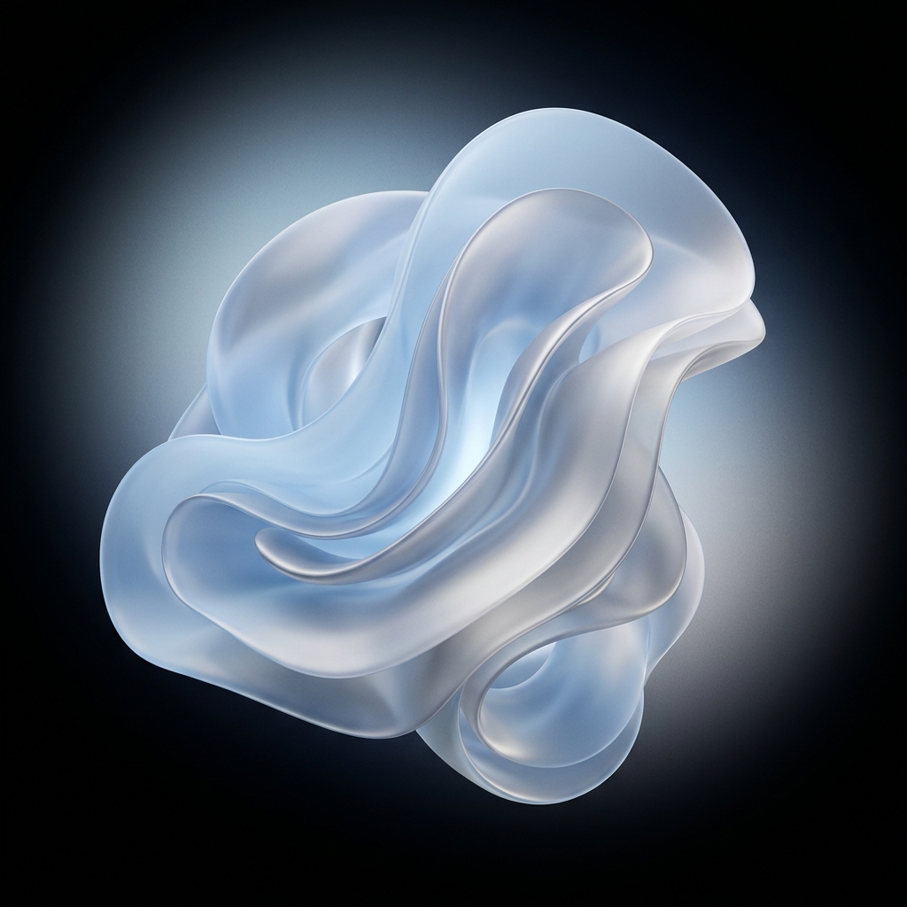 Soft Organic AI Visualization